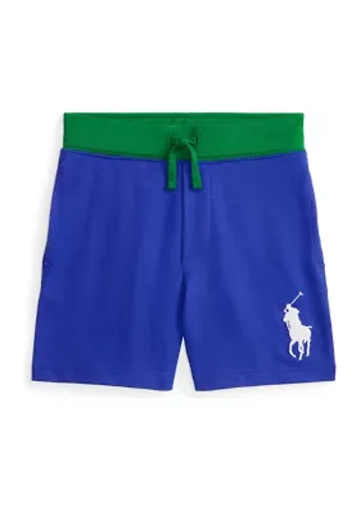 Boys - Big Pony Cotton Jersey Shorts