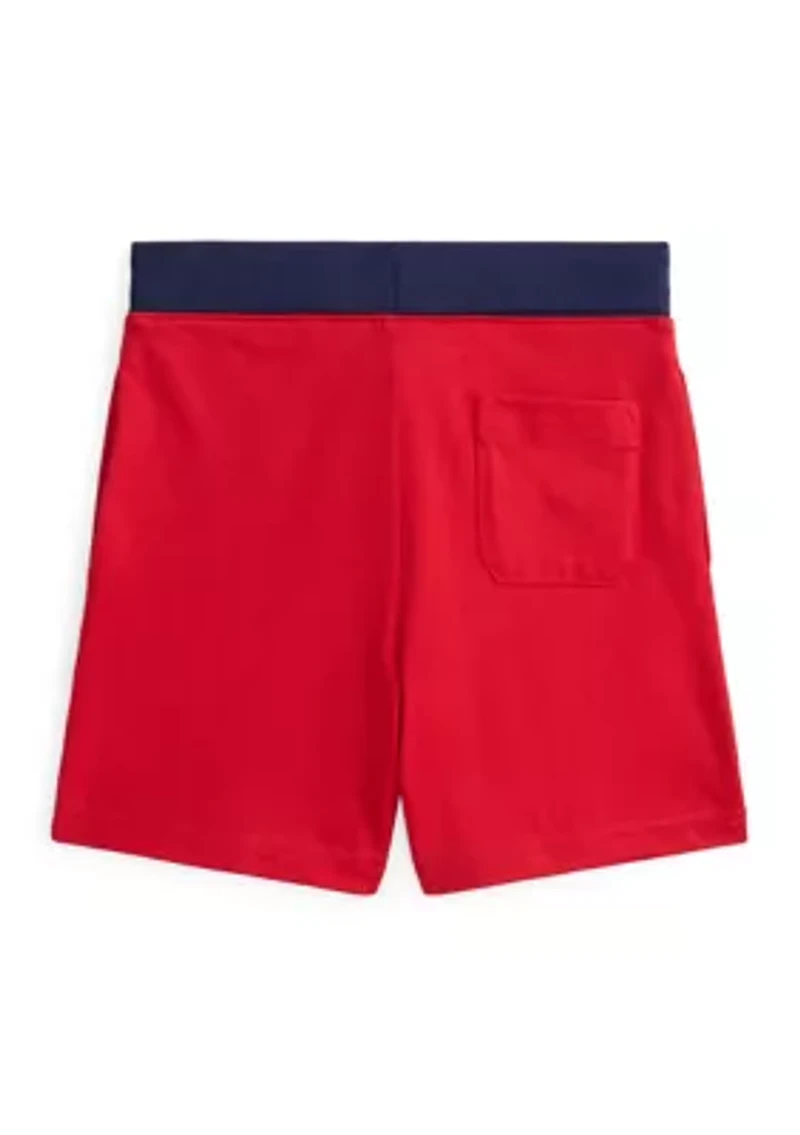 Boys - Big Pony Cotton Jersey Shorts
