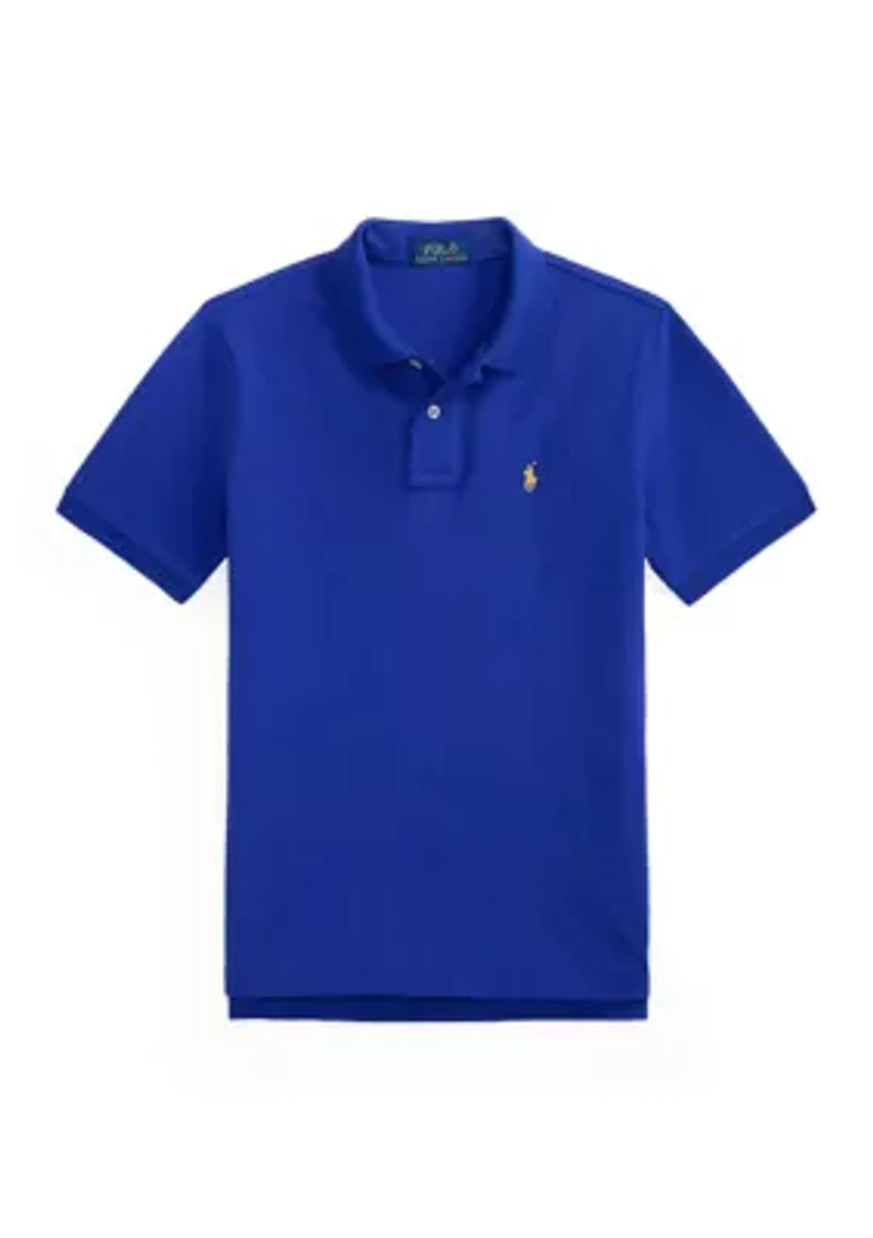 Boys 8-20 Cotton Mesh Polo Shirt