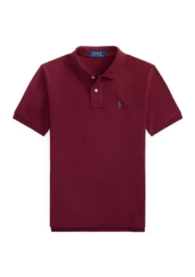Boys 8-20 Cotton Mesh Polo Shirt