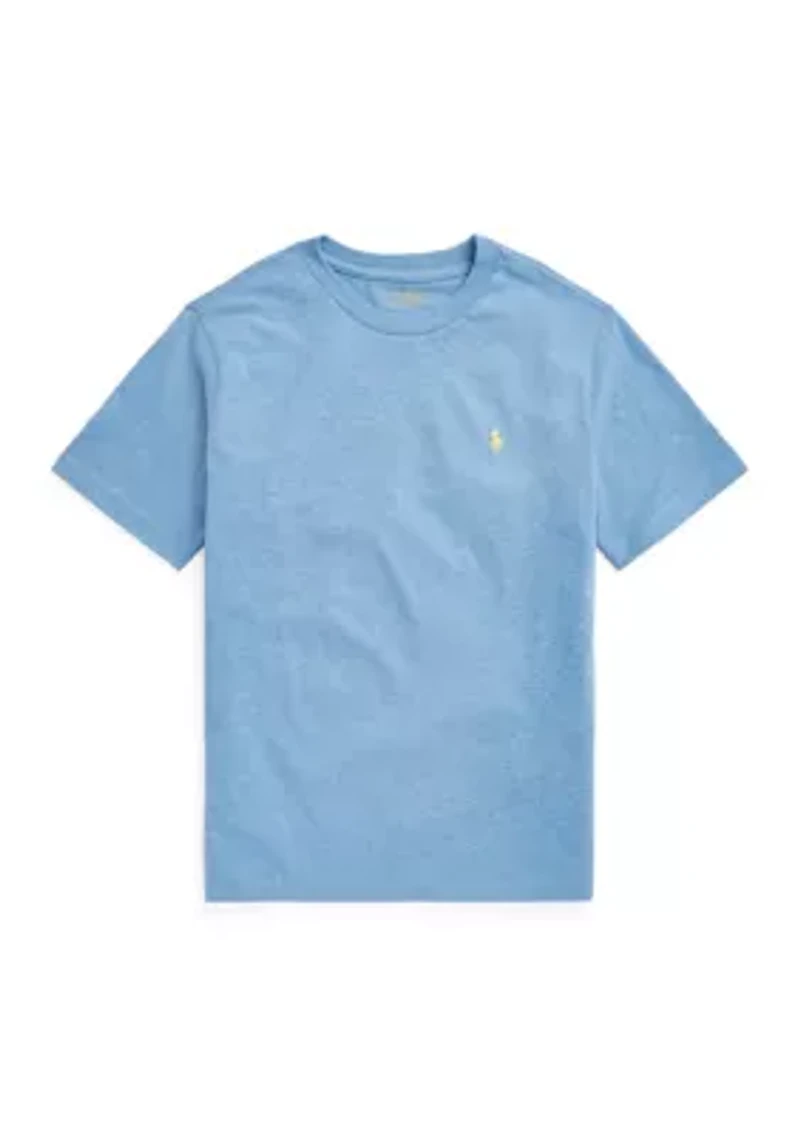 Boys 8-20 Cotton Jersey Crew Neck T-Shirt
