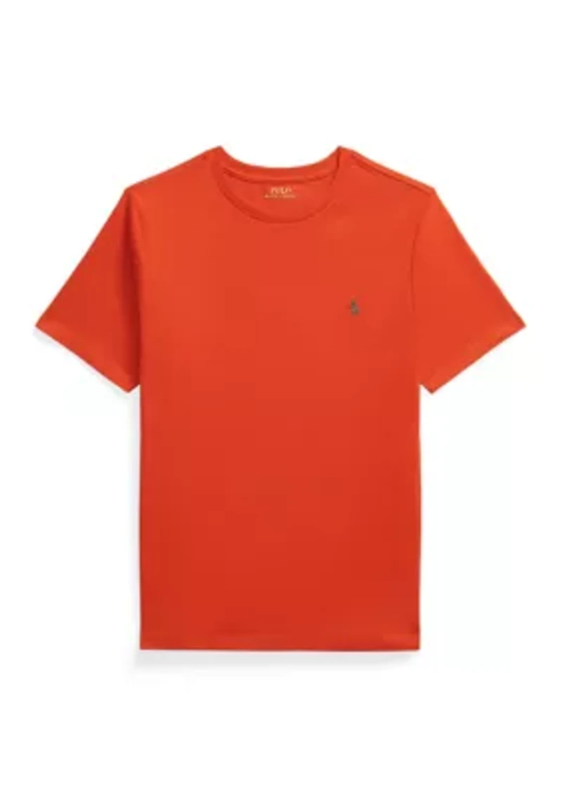 Boys 8-20 Cotton Jersey Crew Neck T-Shirt