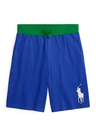 Boys 8-20 Big Pony Cotton Jersey Shorts