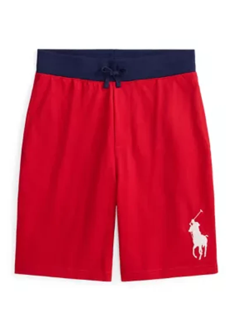 Boys 8-20 Big Pony Cotton Jersey Shorts