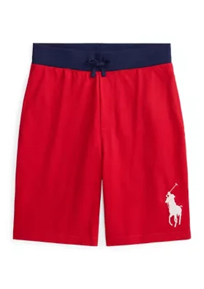 Boys 8-20 Big Pony Cotton Jersey Shorts