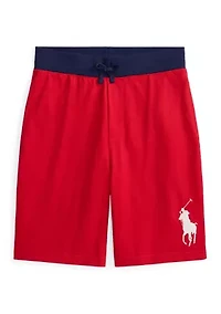 Boys 8-20 Big Pony Cotton Jersey Shorts
