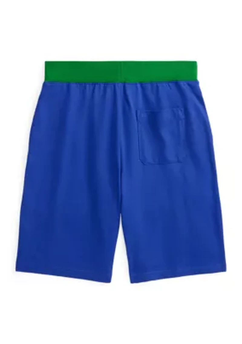 Boys - Big Pony Cotton Jersey Shorts