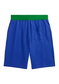 Boys - Big Pony Cotton Jersey Shorts