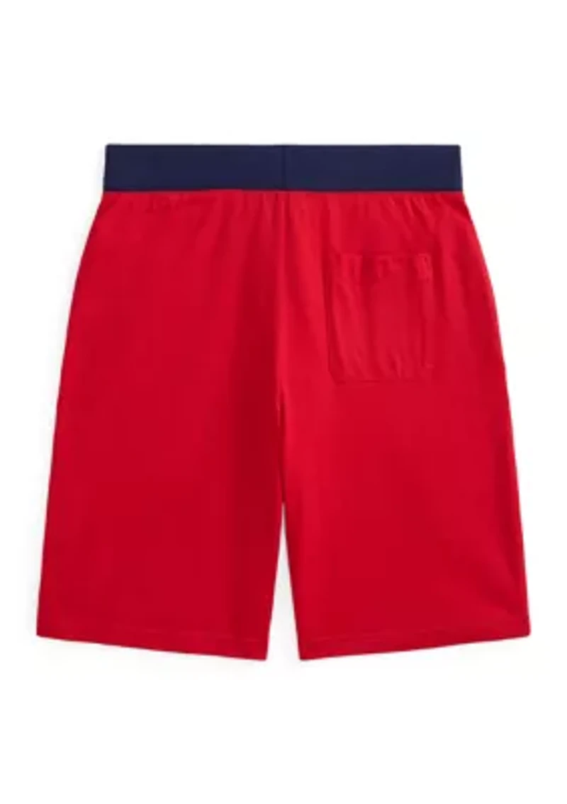 Boys 8-20 Big Pony Cotton Jersey Shorts