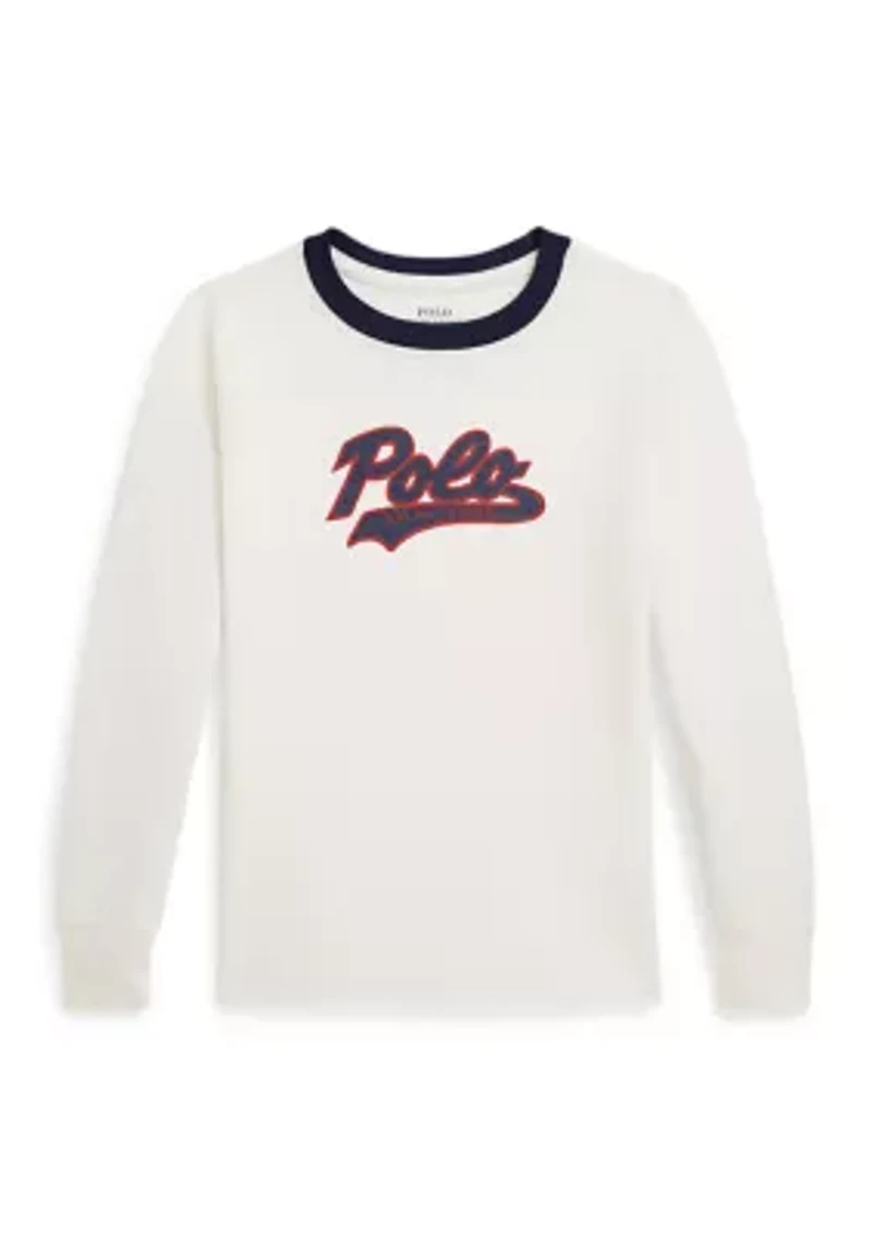 Boys 2-7 Logo Cotton Long Sleeve T-Shirt