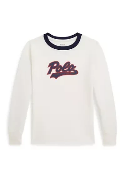 Boys 2-7 Logo Cotton Long Sleeve T-Shirt