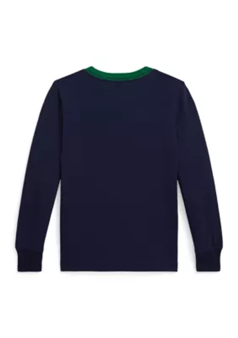 Boys 2-7 Logo Cotton Long Sleeve T-Shirt