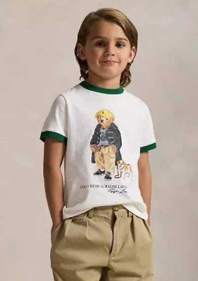 Boys 2-7 Polo Bear Cotton Ringer Tee