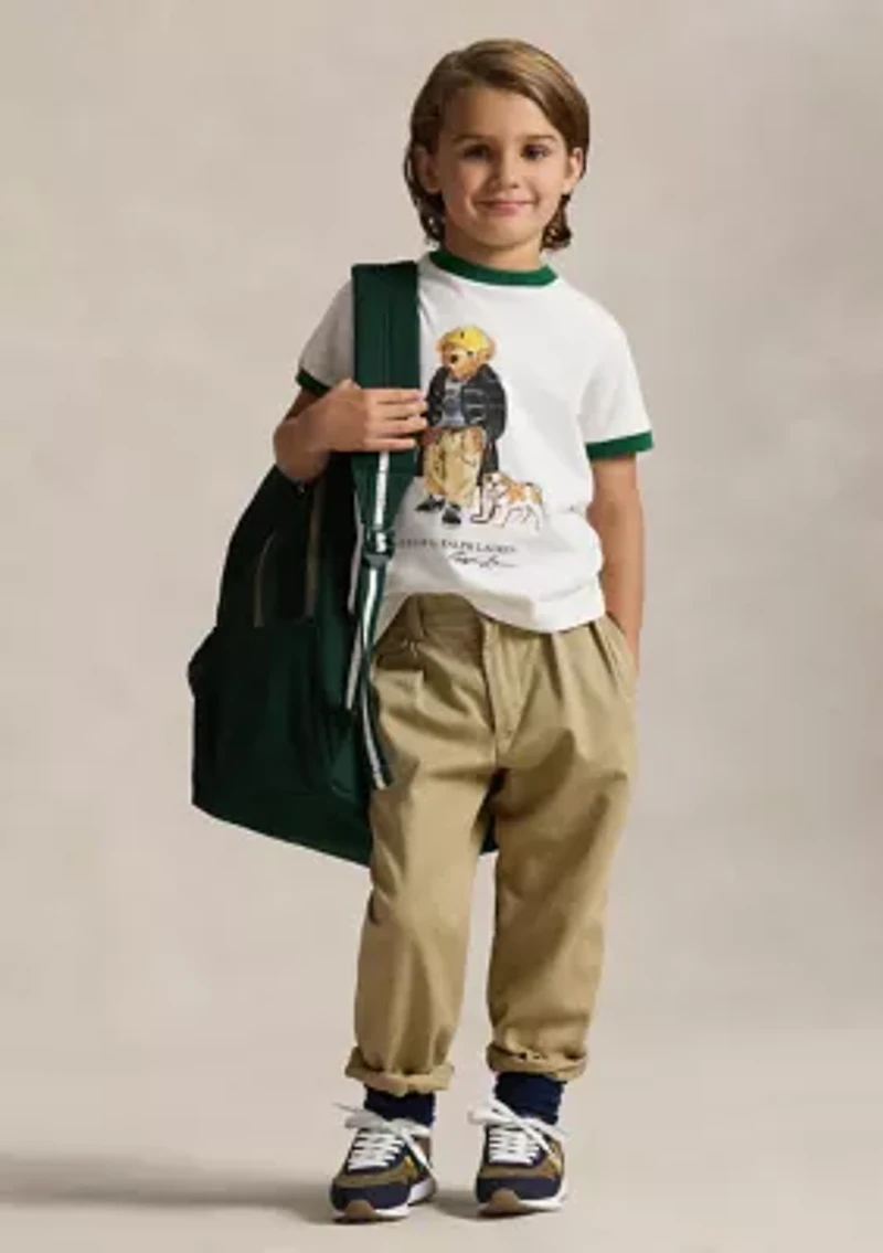 Boys 2-7 Polo Bear Cotton Ringer Tee