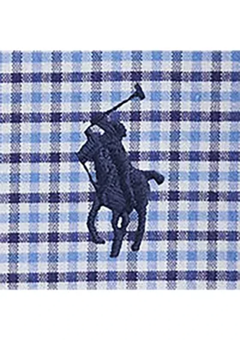 Boys 8-20 Gingham Performance Canvas Shirt