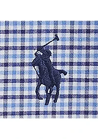 Boys 8-20 Gingham Performance Canvas Shirt