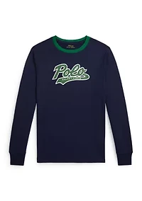 Boys 8-20 Logo Cotton Long-Sleeve Tee