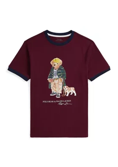 Boys 8-20 Polo Bear Cotton Ringer T-Shirt