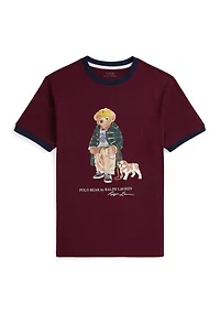 Boys 8-20 Polo Bear Cotton Ringer T-Shirt