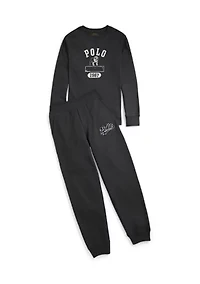 Boys 8-20 Logo Fleece Jogger Pants