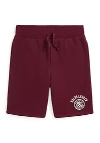 Boys 8-20 Logo Crest Fleece Shorts
