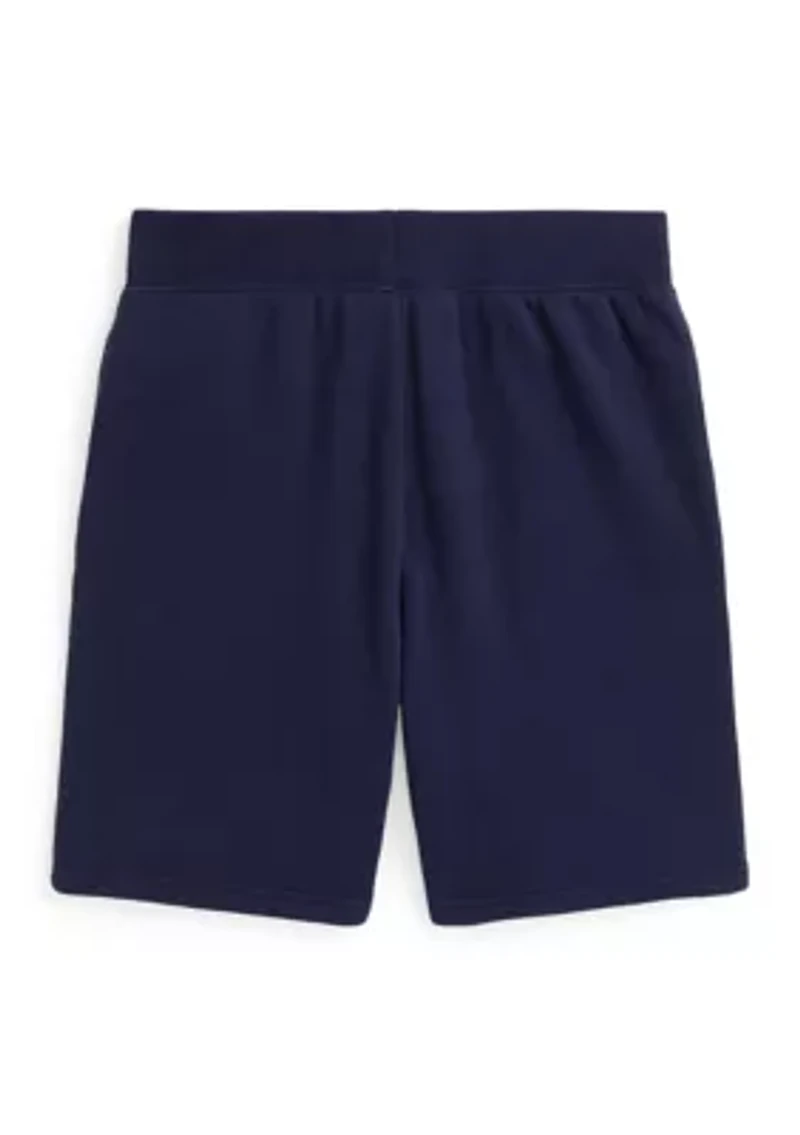 Boys 8-20 Logo Crest Fleece Shorts