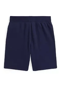 Boys 8-20 Logo Crest Fleece Shorts