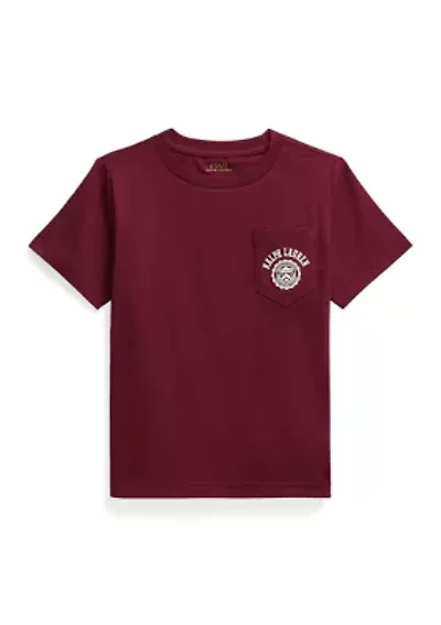 Boys 2-7 Logo Cotton Jersey Pocket Tee