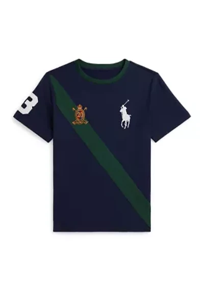 Boys 8-20 Big Pony 20th Anniversary Crest Tee