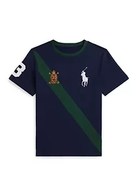 Boys 8-20 Big Pony 20th Anniversary Crest Tee