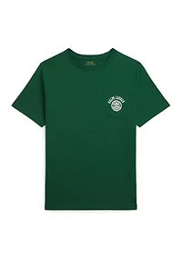 Boys 8-20 Logo Cotton Jersey Pocket Tee