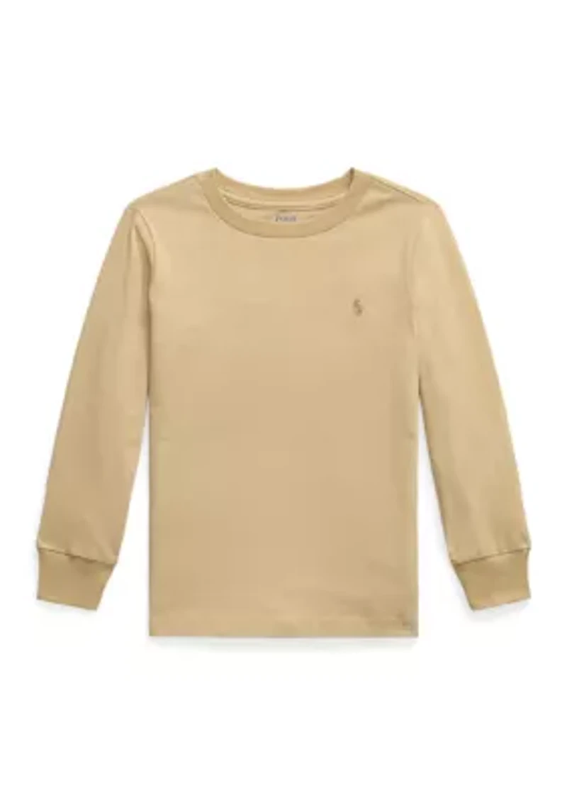 Boys 2-7 Cotton Jersey Long-Sleeve T-Shirt