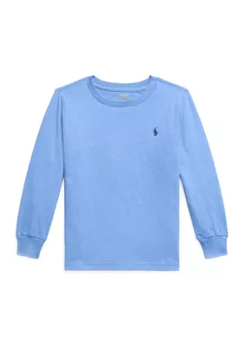 Boys 2-7 Cotton Jersey Long-Sleeve T-Shirt