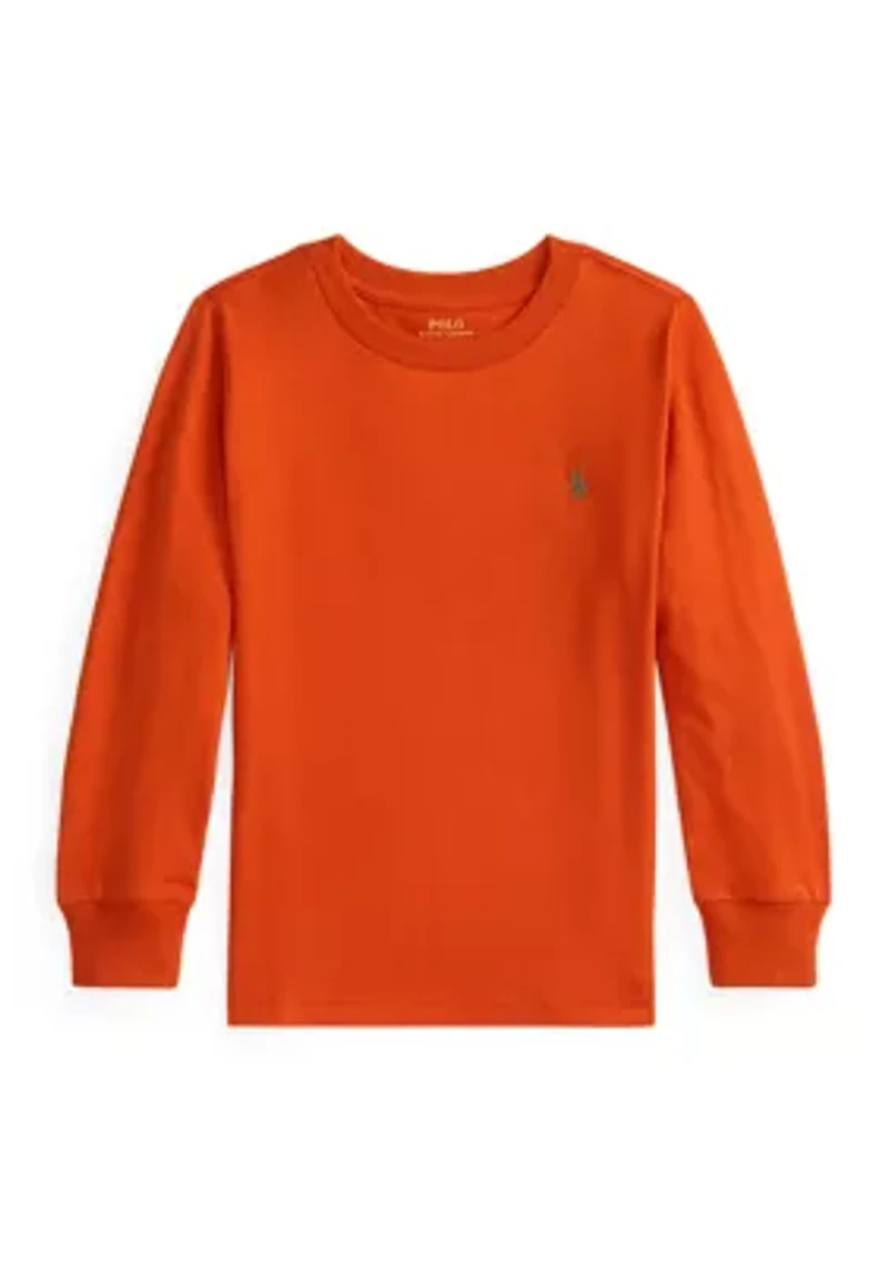Boys 2-7 Cotton Jersey Long-Sleeve T-Shirt