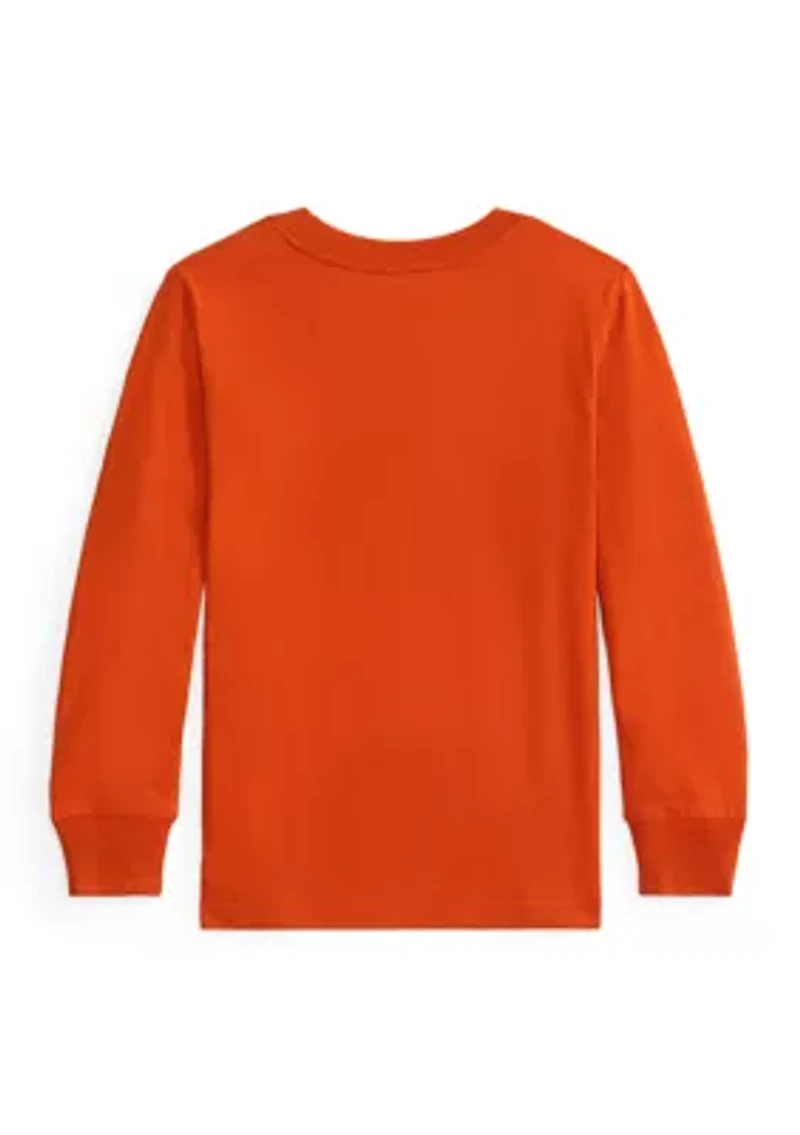 Boys 2-7 Cotton Jersey Long-Sleeve T-Shirt