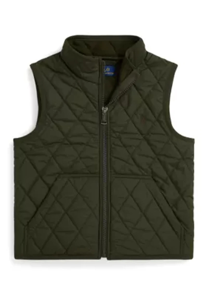 Boys 2-7 Fleece-Lined Quilted Vest