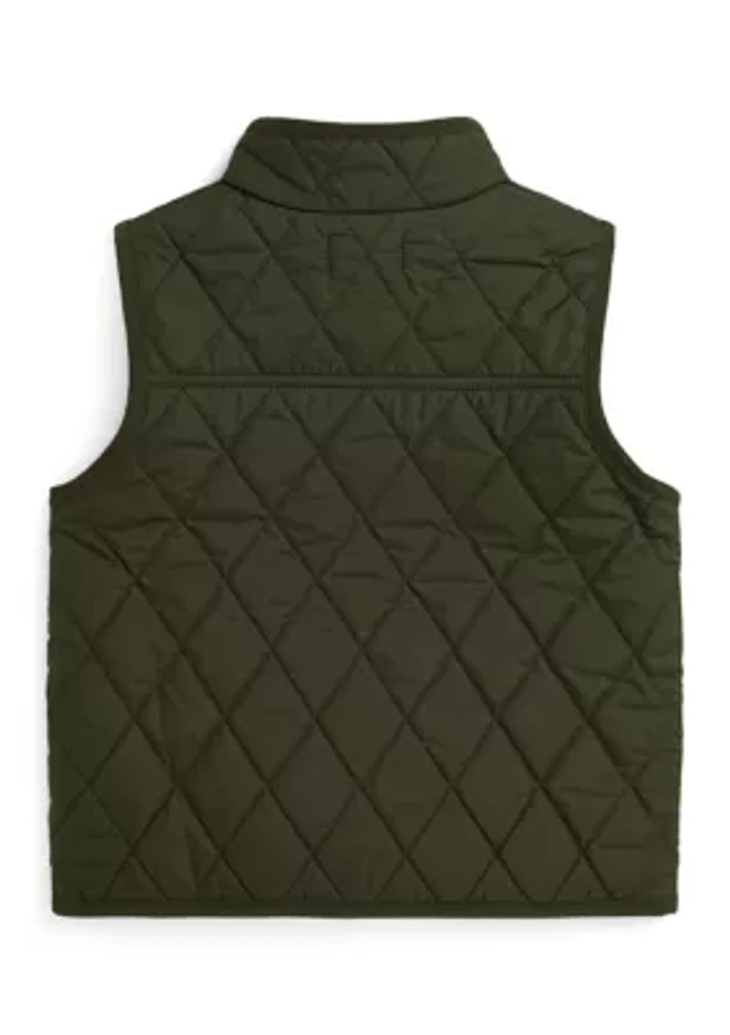 Boys 2-7 Fleece-Lined Quilted Vest
