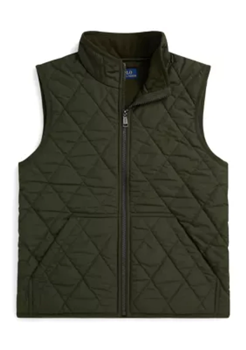 Boys 8-20 Fleece-Lined Quilted Vest