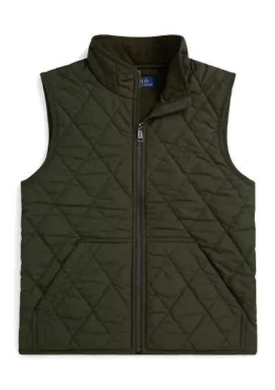 Boys 8-20 Fleece-Lined Quilted Vest
