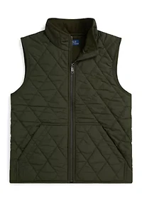 Boys 8-20 Fleece-Lined Quilted Vest
