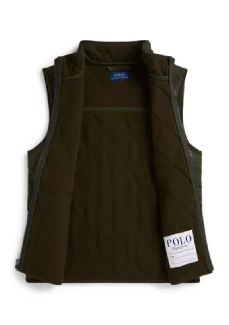 Boys 8-20 Fleece-Lined Quilted Vest