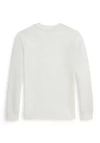 Boys 2-7 Waffle-Knit Cotton Long-Sleeve T-Shirt