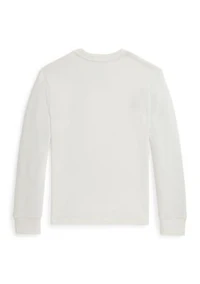 Boys 8-20 Waffle-Knit Cotton Long-Sleeve Tee