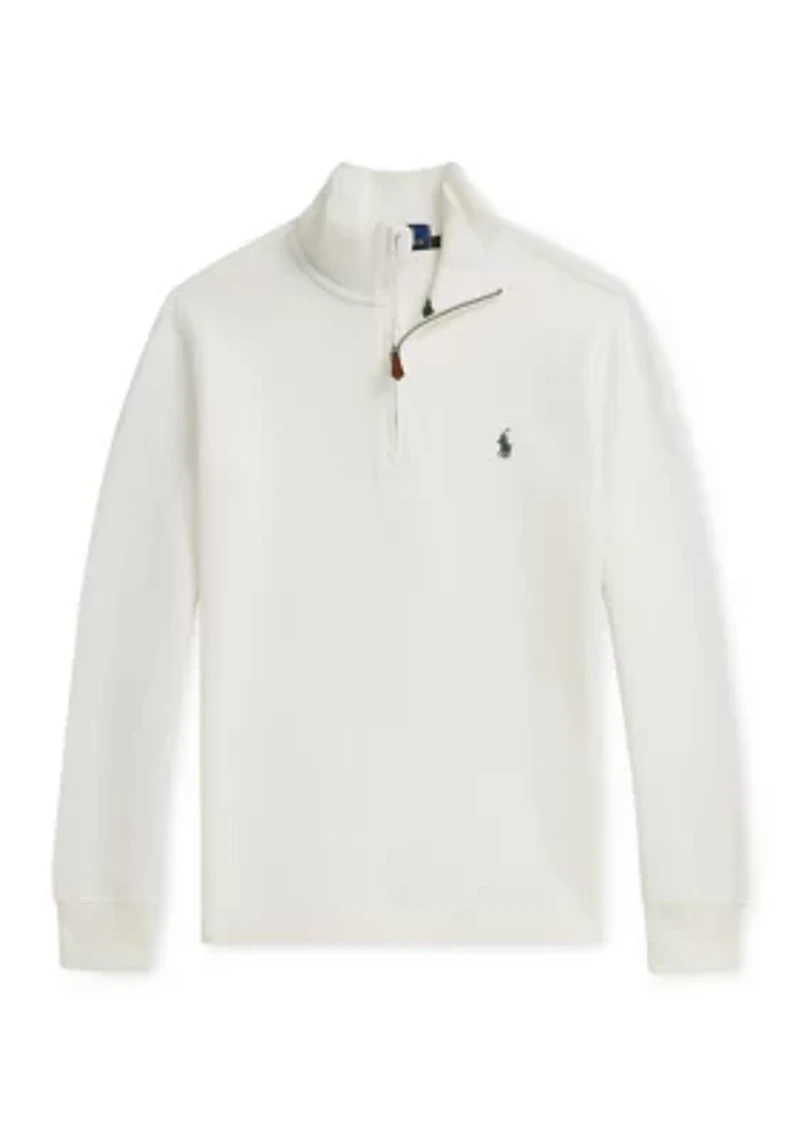 Boys 8-20 Estate-Rib Quarter-Zip Pullover
