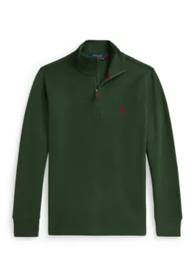 Boys 8-20 Estate-Rib Quarter-Zip Pullover