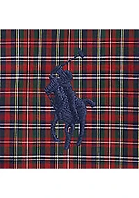 Boys 8-20 Plaid Cotton Poplin Shirt