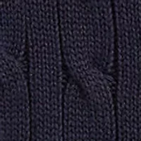 Boys - Cable-Knit Cotton Full-Zip Sweater