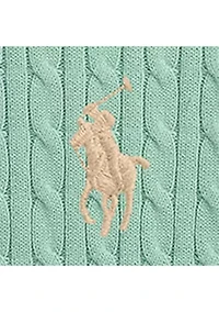 Boys 8-20 Cable-Knit Cotton Sweater