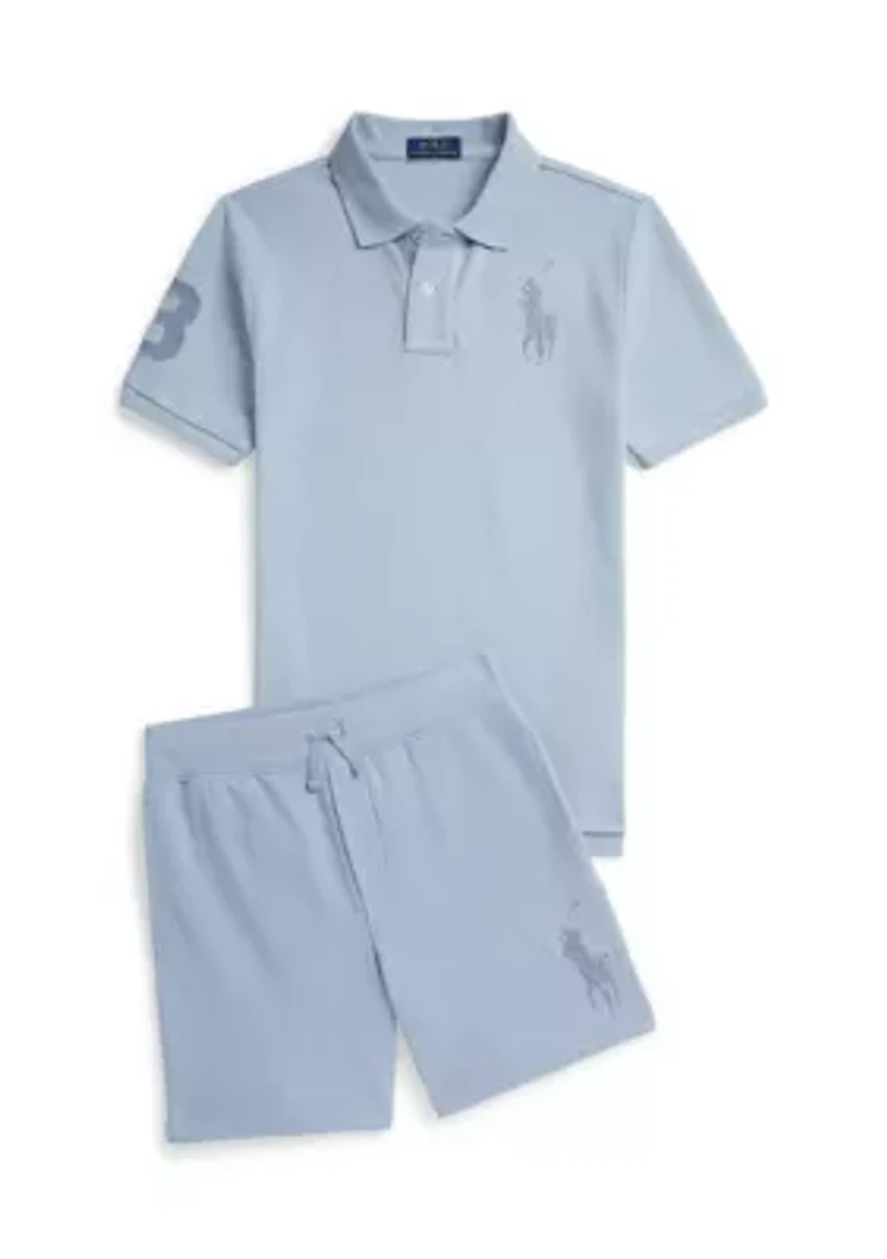 Boys 8-20 Big Pony French Terry Shorts