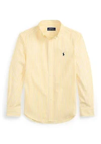 Boys 8-20 Plaid Cotton Poplin Shirt